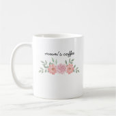 Gepersonaliseerde Botanische Bloemen Mok voor Mama (Links)
