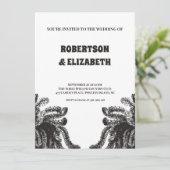 Gepersonaliseerde botanische bruiloft (Staand voorkant)