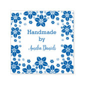 Gepersonaliseerde Botanische Handgemaakt door Zelfinktende Stempel (Design)