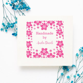 Gepersonaliseerde Botanische Handgemaakt door Zelfinktende Stempel