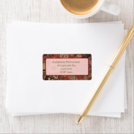 Gepersonaliseerde botanische Victoriaans tijdperk Etiket