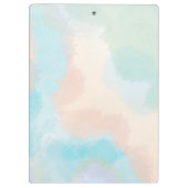 Gepersonaliseerde botanische Waterverf met naam Klembord (Achterkant)