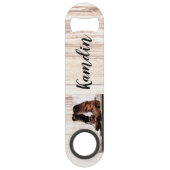 Gepersonaliseerde Bottle Opener laarzen land rusti Speed Flessenopener (Voorkant)