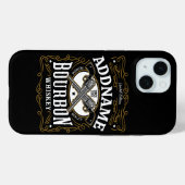 Gepersonaliseerde Bourbon  Pistolen Whiskey Label Case-Mate iPhone Case (Achterkant (horizontaal))