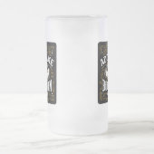 Gepersonaliseerde Bourbon  Pistolen Whiskey Label Matglas Bierpul (Center)