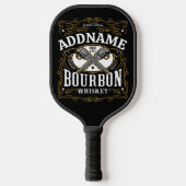 Gepersonaliseerde Bourbon  Pistolen Whiskey Label Pickleball Paddle (Voorkant)