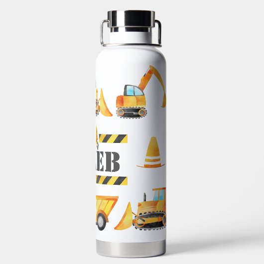 Gepersonaliseerde bouwfles voor water waterfles (Achterkant)