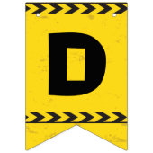 Gepersonaliseerde bouwkinderen van Birthday Party  Vlaggetjes (Eerste vlag)