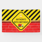 Gepersonaliseerde bouwpartij spandoek (Horizontaal)