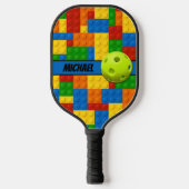 Gepersonaliseerde bouwstenen Dink verantwoord 2 Pickleball Paddle (Voorkant)