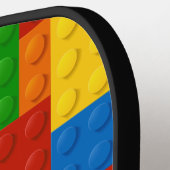 Gepersonaliseerde bouwstenen Dink verantwoord 2 Pickleball Paddle (Links Detail)