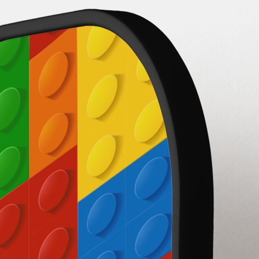 Gepersonaliseerde bouwstenen Dink verantwoord 2 Pickleball Paddle (Links Detail)