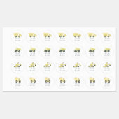 Gepersonaliseerde Bouwvuilniswagen Labels (Vel)