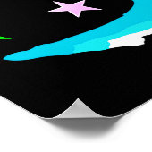 GEPERSONALISEERDE BOW AAN HET CHEERLEIDENDE POSTER (Hoek)