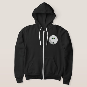 Gepersonaliseerde Bowling Ball   Naam en aangepast Hoodie