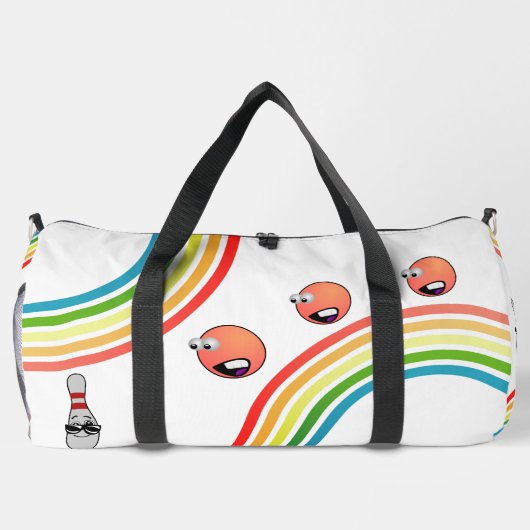 Gepersonaliseerde Bowling Plunjezak (Achterkant)