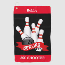 Gepersonaliseerde Bowling Pro Bowling-handdoeken