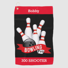 Gepersonaliseerde Bowling Pro Bowling-handdoeken Golfhanddoek