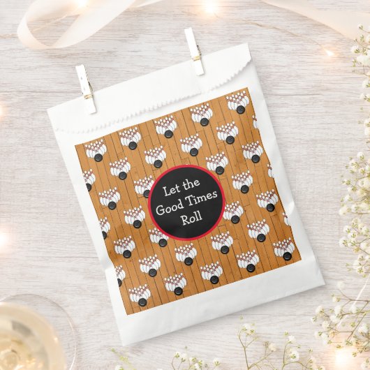 Gepersonaliseerde Bowling Thmed Birthday Bedankzakje (Geknipt)