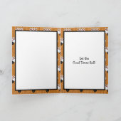 Gepersonaliseerde Bowling Thmed Birthday Kaart (Binnen)