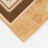Gepersonaliseerde Boxer Dog Deken, Fleece Deken (Hoek)