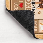 Gepersonaliseerde Boxer Dog Deken, Muismat (Hoek)