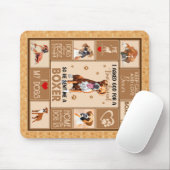 Gepersonaliseerde Boxer Dog Deken, Muismat (Met muis)