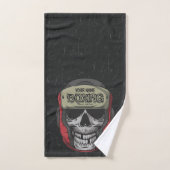 Gepersonaliseerde Boxer Fight Club Skeleton Boxing Bad Handdoek (Handdoek)