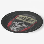 Gepersonaliseerde Boxer Fight Club Skeleton Boxing Papieren Bordje (Gekanteld)