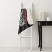 Gepersonaliseerde Boxer Fight Club Skeleton Boxing Sherpa Deken (In situ)