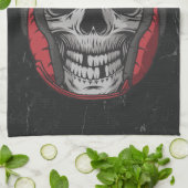 Gepersonaliseerde Boxer Fight Club Skeleton Boxing Theedoek (Gevouwen)