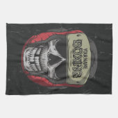 Gepersonaliseerde Boxer Fight Club Skeleton Boxing Theedoek (Horizontaal)