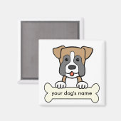 Gepersonaliseerde Boxer Magneet (Voorkant / Achterkant)