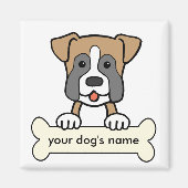 Gepersonaliseerde Boxer Magneet (Voorkant)