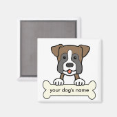 Gepersonaliseerde Boxer Magneet (Voorkant / Achterkant)