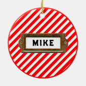 Gepersonaliseerde Boxing Collectible Keramisch Ornament (Achterkant)