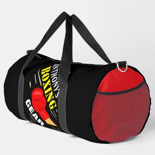 Gepersonaliseerde Boxing Gym Duffel Bag Plunjezak (Rechterhoek)