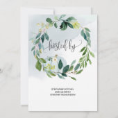 Gepersonaliseerde boy kleine pompoen baby shower kaart (Achterkant)