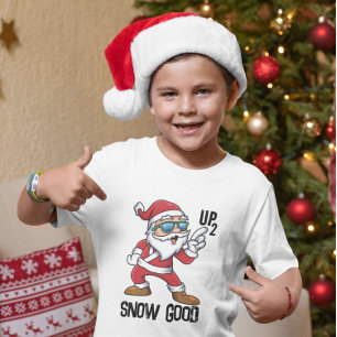 Gepersonaliseerde Boys Funny Christmas Quote Carto T-shirt