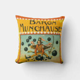 Gepersonaliseerde Boy's Room Flying Circus Man Kussen