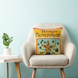 Gepersonaliseerde Boy's Room Flying Circus Man Kussen