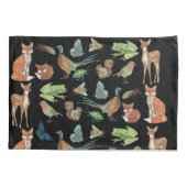 Gepersonaliseerde Boy's Room Forest Creatures Kussensloop (Achterkant)