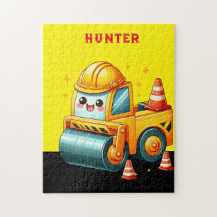 Gepersonaliseerde Boy's Steam Roller Legpuzzel