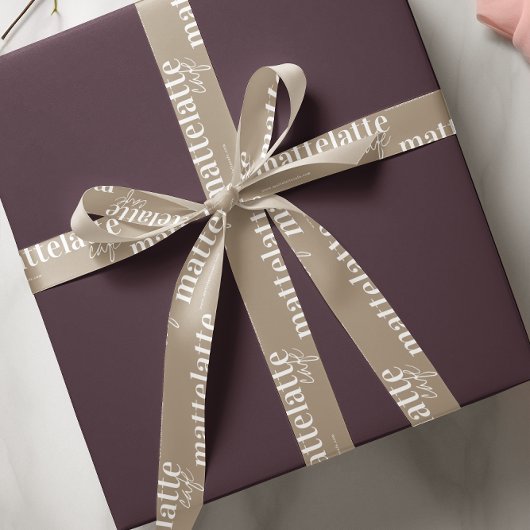 Gepersonaliseerde branding | zakelijke Logo Grosgrain Lint