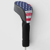 Gepersonaliseerde brandweermonogram GO Golfheadcover (Schuin)