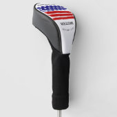 Gepersonaliseerde brandweermonogram GO Golfheadcover (Schuin)
