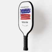 Gepersonaliseerde brandweermonogram pickleball paddle (Links)