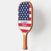 Gepersonaliseerde brandweermonogram pickleball paddle (Links)