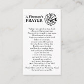 Gepersonaliseerde brandweervrouw Maltese gebeden v Visitekaartje (Voorkant)