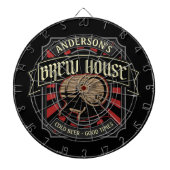 Gepersonaliseerde Breedhuis Etiket Bierbrouwerij P Dartbord (Voorkant)